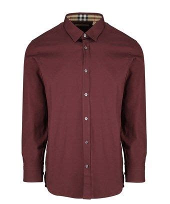 burberry casual shirts price|Burberry burgundy shirtspace.